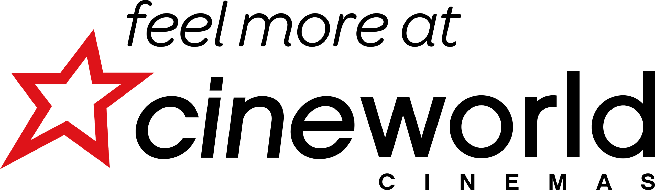 feel more at Cineworld logo